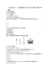 优化集训4　物质的量及在化学计算中的应用练习题