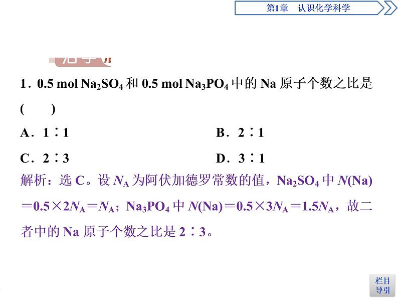 1-3.1 物质的量及其单位——摩尔　摩尔质量课件PPT07