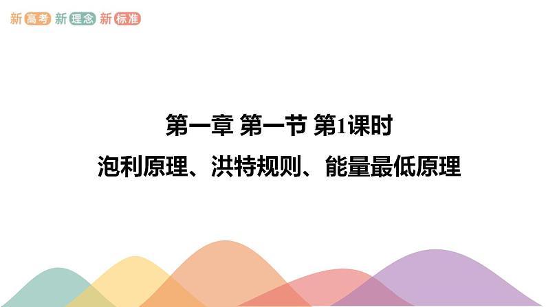 1.1.3 泡利原理、洪特规则、能量最低原理-课件-2020-2021学年下学期高二化学同步精品课堂(新教材人教版选择性必修2)（共15张PPT）01