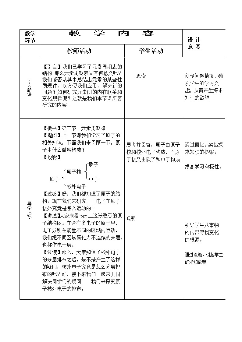 4.2.1 元素周期律（第1课时）-2021-2022学年高一化学同步配套教案（人教版2019必修第一册）02