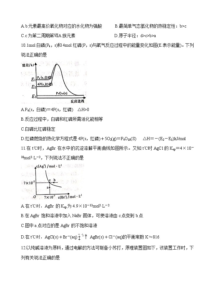 陕西省咸阳2020届高三上学期第一次模拟考试化学试题第3页