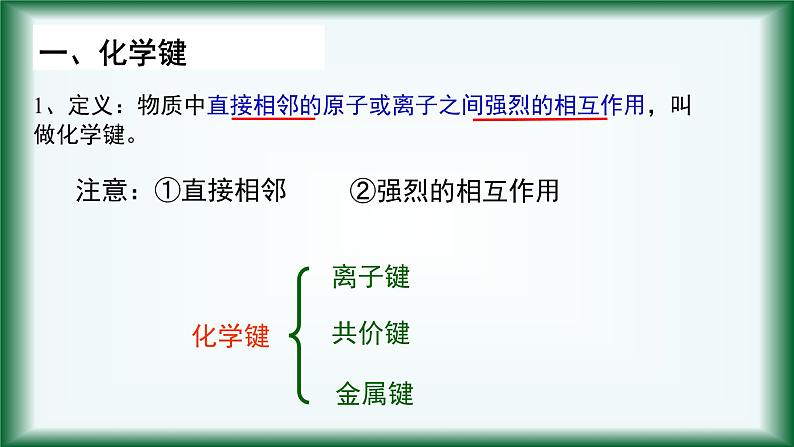 4.3 化学键 课件【新教材】人教版（2019）高中化学必修第一册04