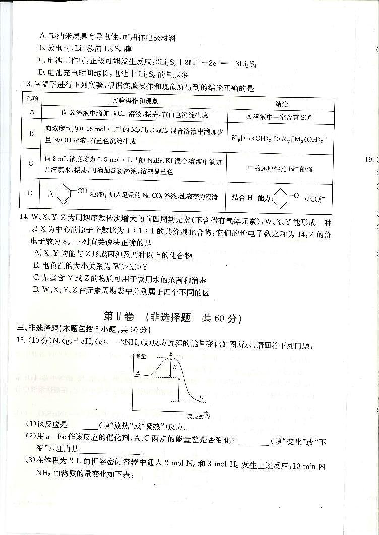 海南省海口市2020届高三调研试化学试卷（PDF版）第2页
