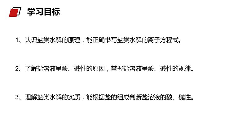 《盐类的水解》人教版高二化学选修4PPT课件第2页