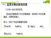 3.3.2 影响盐类水解的因素、盐类水解的应用 课件高中化学苏教版（2019）选择性必修一