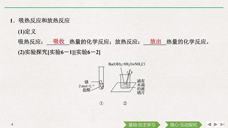第六章 第一节 第1课时　化学反应与热能（导学案+课件）04