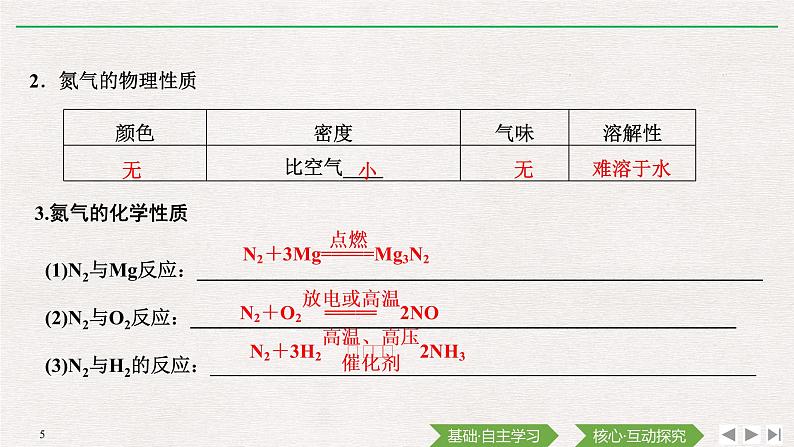 第五章 第二节  第1课时 氮气与氮的固定   一氧化氮和二氧化氮 （导学案+课件）05