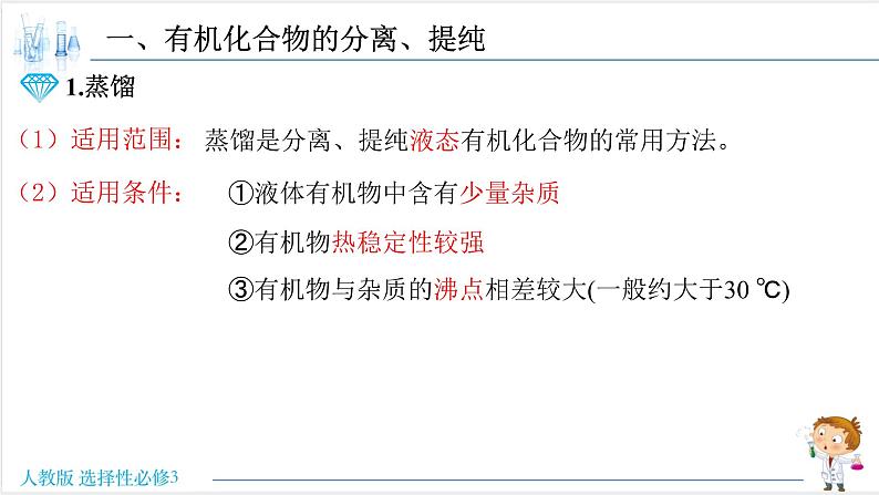 1.2.1 有机化合物的分离、提纯【新教材】人教版选择性必修3课件PPT第4页