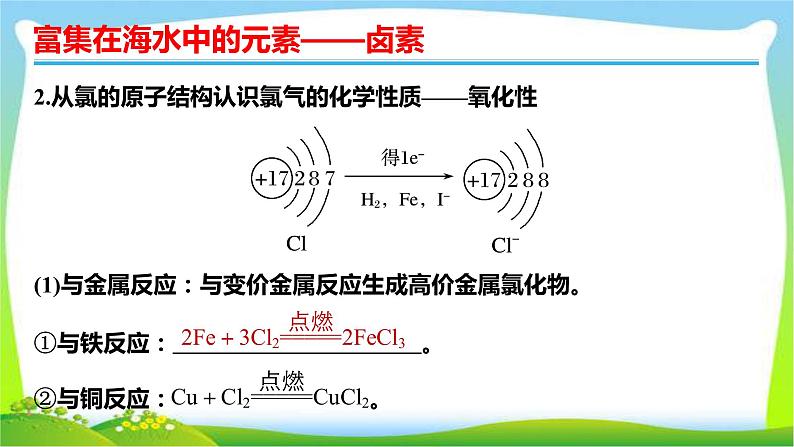 高考化学总复习16富集在海水中的元素—卤素课件PPT05