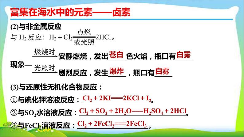 高考化学总复习16富集在海水中的元素—卤素课件PPT06