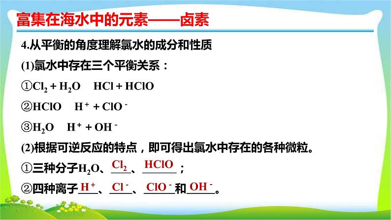 高考化学总复习16富集在海水中的元素—卤素课件PPT08