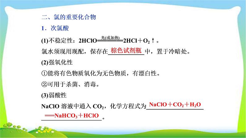 人教版高考化学二轮总复习富集在海水中的元素卤素及提取卤素单质的化工流程完美课件PPT第7页