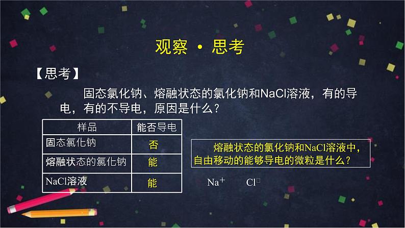 2020-2021学年高一化学鲁科版（2019）必修第一册第二章第二节电解质的电离 离子反应(1)-课件06