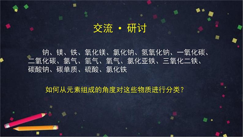 鲁教版高一化学第二章第一节元素与物质分类(1)-课件04