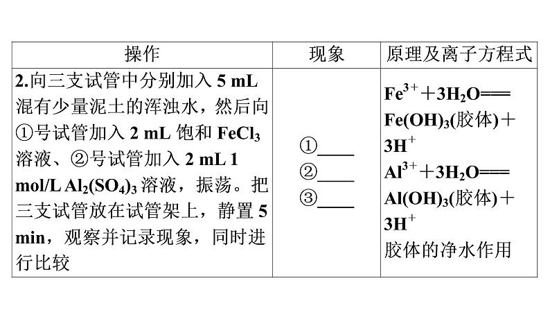 人教版 (2019)高中化学选择性必修1 第三章  实验活动3　盐类水解的应用课件PPT第5页