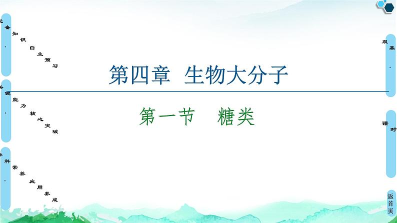 第4章  第1节　糖类 课件 人教版（2019）高中化学选择性必修301