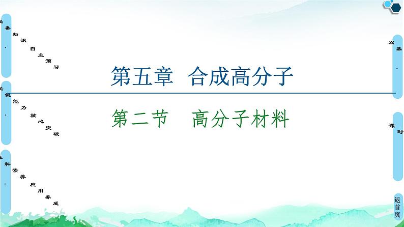 第5章  第2节　高分子材料 课件 人教版（2019）高中化学选择性必修301