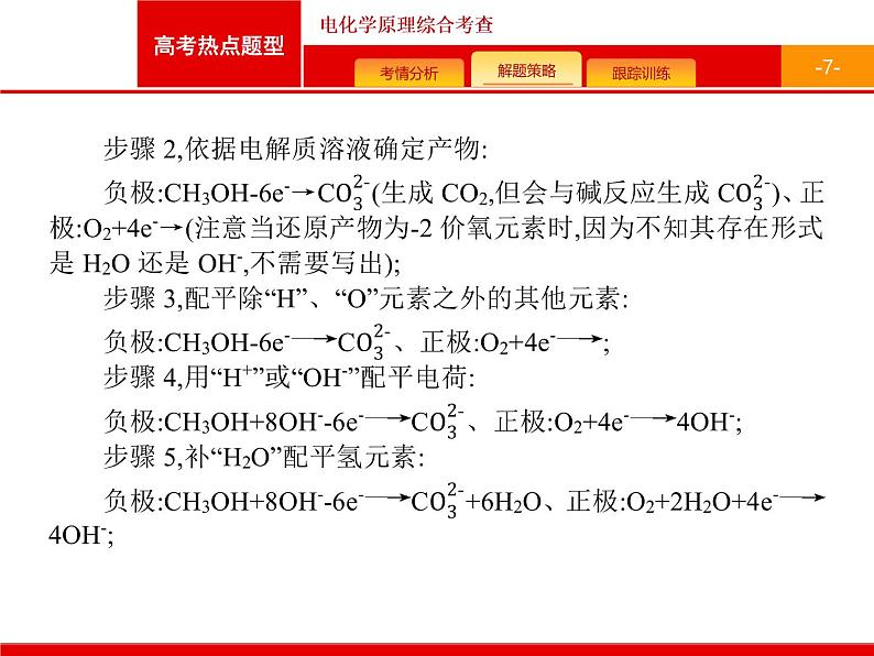 2022届高三统考化学人教版一轮课件：第6单元 高考热点题型 电化学原理综合考查07