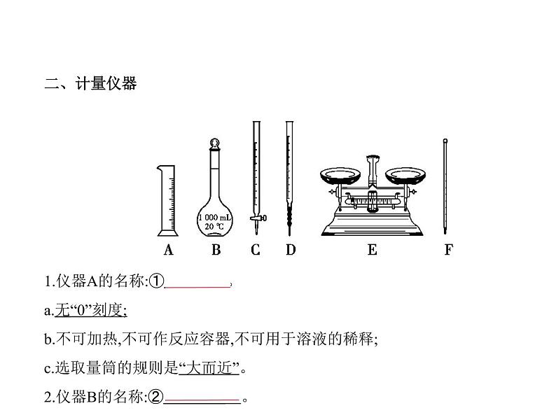 2022版高考化学选考山东专用一轮总复习课件：专题十八化学常用仪器和化学实验基本操作 —基础篇第4页