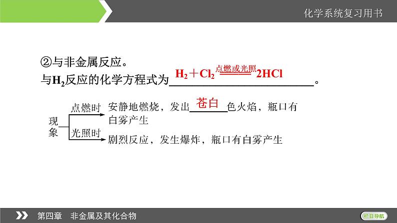 2022版高考化学一轮复习课件：第4章 第2节 富集在海水中的元素——氯07