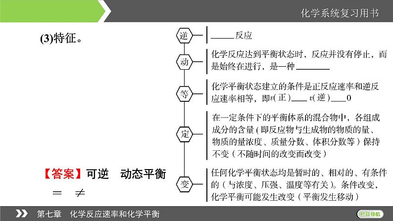 2022版高考化学一轮复习课件：第7章 第2节 化学平衡第7页