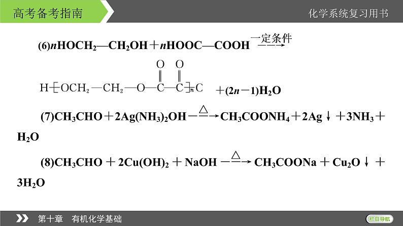 2022版高考化学一轮复习课件：第十章　有机化学基础 本章小结第8页