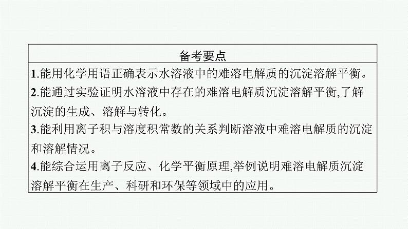 2022高考化学人教版一轮复习课件：第八单元　第4节　难溶电解质的溶解平衡第2页