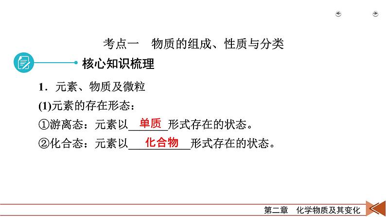 2022届高考化学（人教版）一轮总复习课件：第3讲　物质的组成、性质和分类07