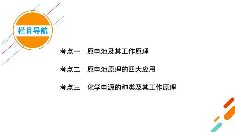 2022届高考化学（人教版）一轮总复习课件：第16讲　原电池　化学电源06