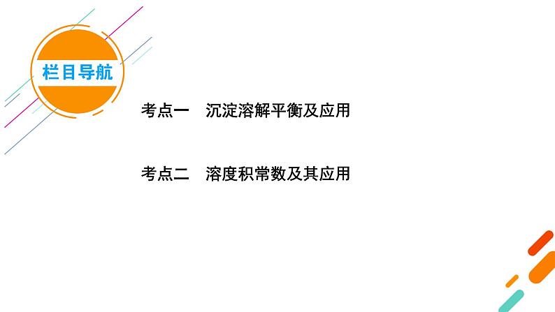 2022届高考化学（人教版）一轮总复习课件：第24讲　难溶电解质的溶解平衡第6页