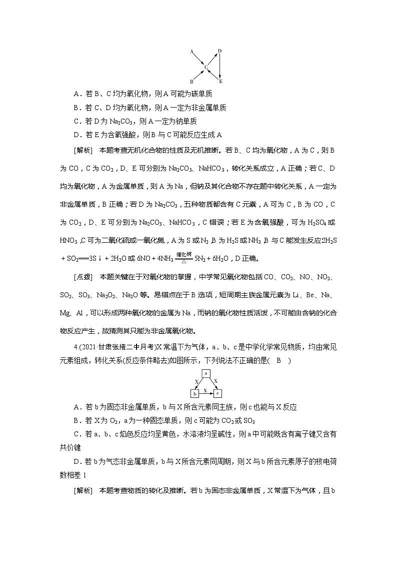 2022届高考化学（人教版）一轮总复习练习：第四章　非金属及其重要化合物 Word版含解析02