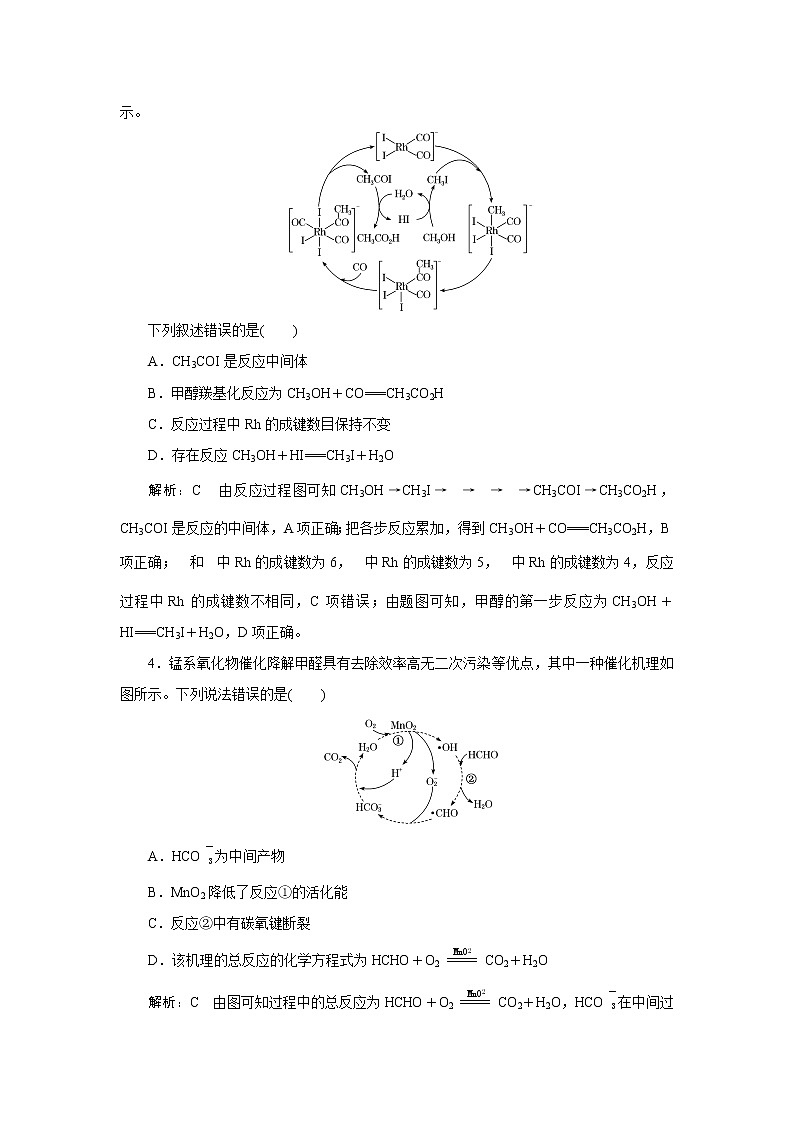 选择题提速练(三)　反应机理图像的分析与应用第2页