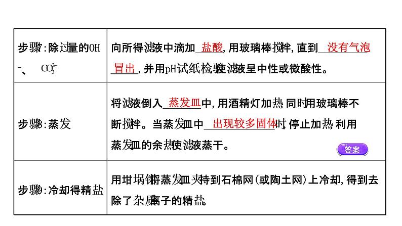 2020-2021学年高中化学新人教版必修第二册 第5章实验活动4用化学沉淀法去除粗盐中的杂质离子课件（29张）05