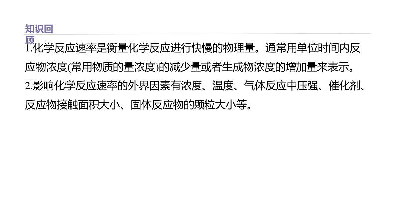 2020-2021学年高中化学新人教版必修第二册 第6章实验活动7　化学反应速率的影响因素课件（32张）02