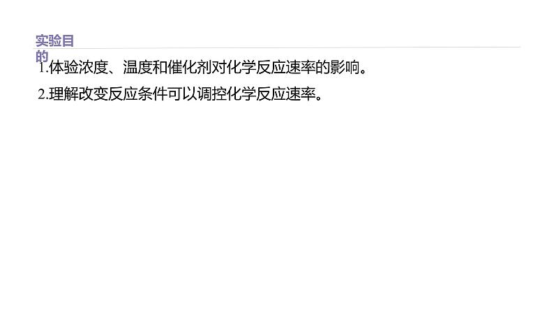 2020-2021学年高中化学新人教版必修第二册 第6章实验活动7　化学反应速率的影响因素课件（32张）03