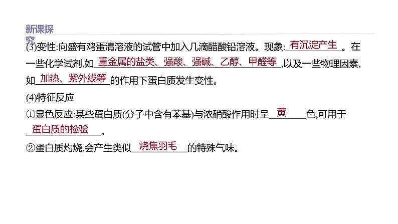 2020-2021学年高中化学新人教版必修第二册 第7章第4节基本营养物质第2课时课件（28张）04