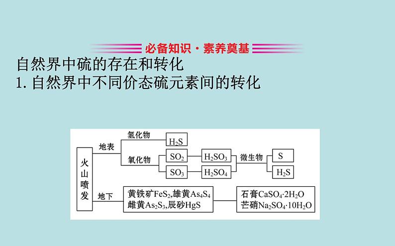 必修2化学新教材人教513不同价态含硫物质的转化ppt_1第3页