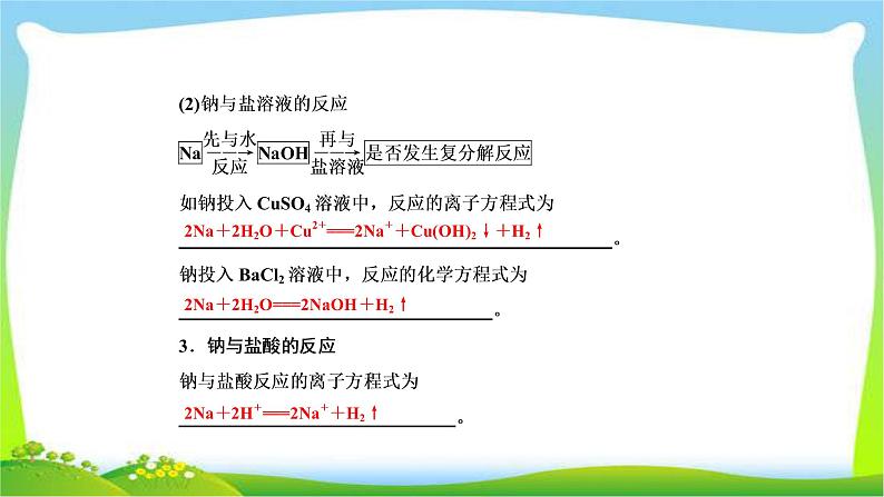 高中化学第一轮总复习3.6钠及其化合物完美课件PPT第7页