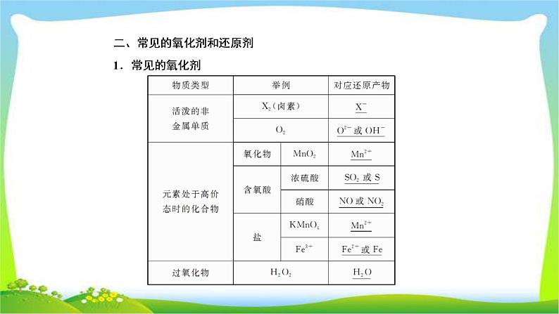 高中化学第一轮总复习2.5氧化还原反应完美课件PPT08