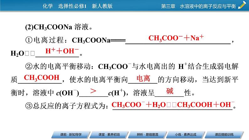 2021-2022学年高中化学新人教版选择性必修1 第3章第3节第1课时盐类的水解 课件（59张）08