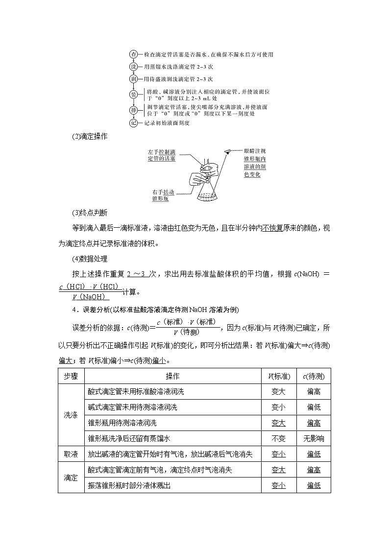 2022高考化学一轮复习教案：第8章 第3讲 酸碱中和滴定及拓展应用03