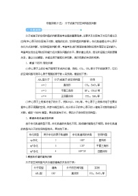 2022高考化学一轮复习教案：专题突破（十五） 分子或离子的空间构型的判断