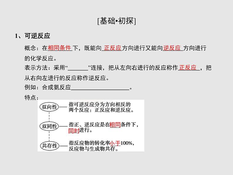 2020-2021学年高中化学新人教版选择性必修1 第二章第二节 化学平衡（第1课时） 课件（26张）第4页