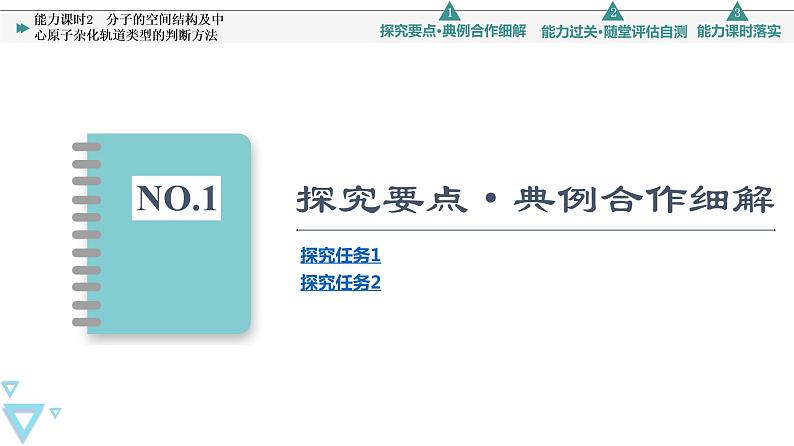 2021-2022学年高中化学新人教版选择性必修2 第2章第2节分子的空间结构第3课时 课件（51张）03