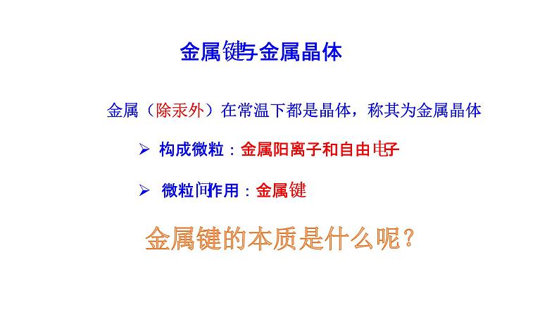 2021-2022学年高中化学新人教版选择性必修2 第3章 第3节金属晶体与离子晶体第1课时 课件（41张）第5页