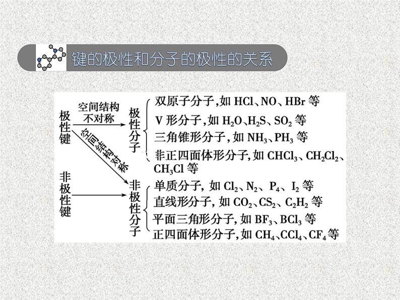 2021-2022学年高中化学新人教版选择性必修2 第二章 第三节 分子结构与物质的性质  课件（28张）第6页