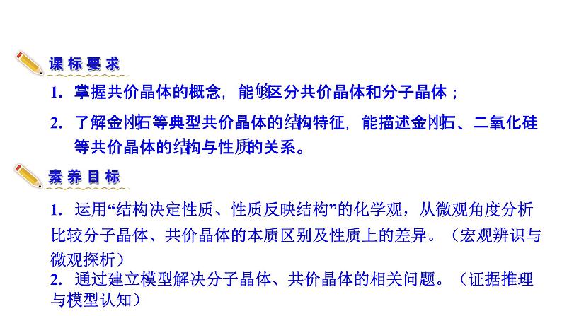 2021-2022学年高中化学新人教版选择性必修2 第3章 第2节分子晶体与共价晶体第2课时 课件（24张）03