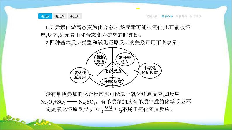 高考化学总复习专题四氧化还原反应完美课件PPT08