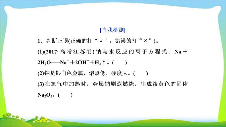 人教版高考化学总复习钠及其重要化合物完美课件PPT08