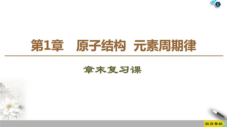 必修2化学新教材鲁科第一章原子结构元素周期表章末复习课ppt_301